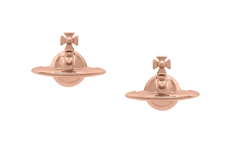Vivienne Westwood Logo Plaque Studded Earrings