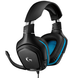 Logitech G431 Gaming, Esports Head mounted Wired Headphones