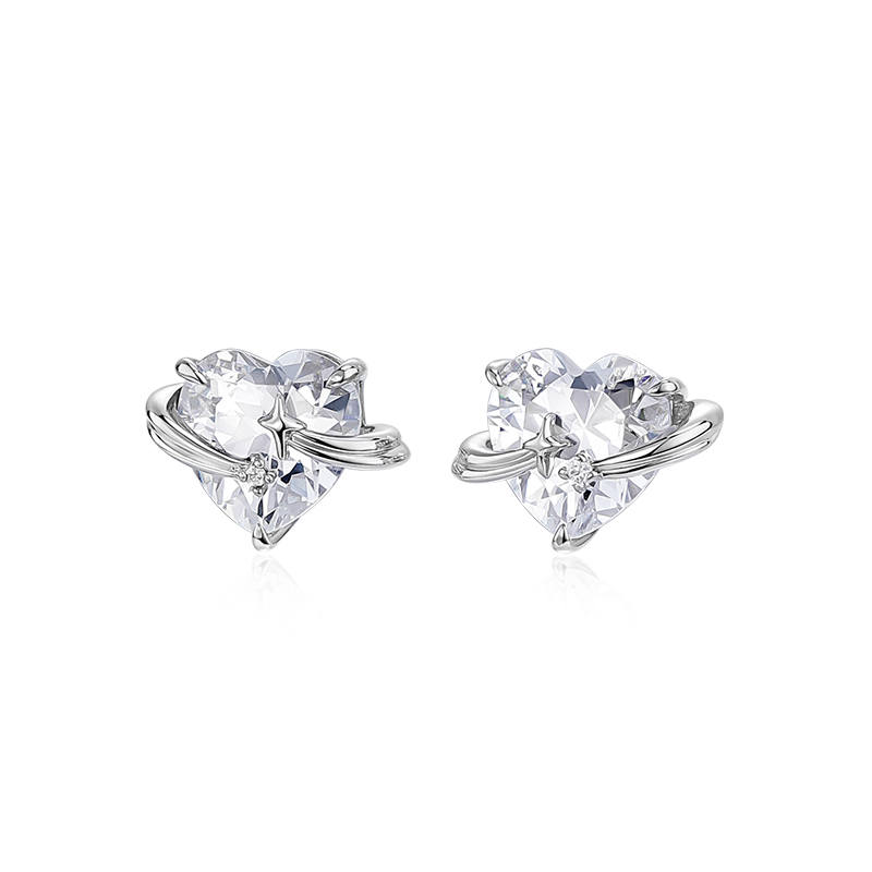 KADER KADER S925 Silver Stud Earrings Women's