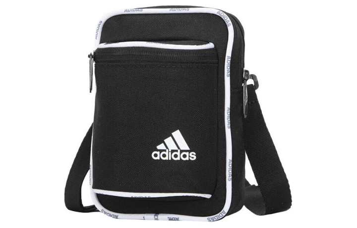 Adidas Adidas Polyester Shoulder Bag, Crossbody Bag Regular Unisex Black