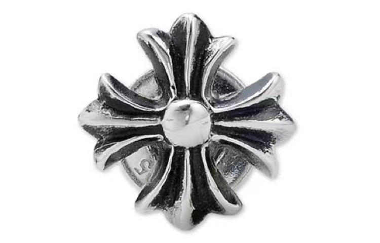 Chrome Hearts Chrome Hearts 925 Sterling Silver Stud Earrings Men's Silver