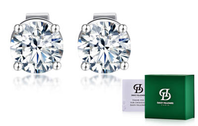 Daisy Fellowes S925 Silver Stud Earrings Women's