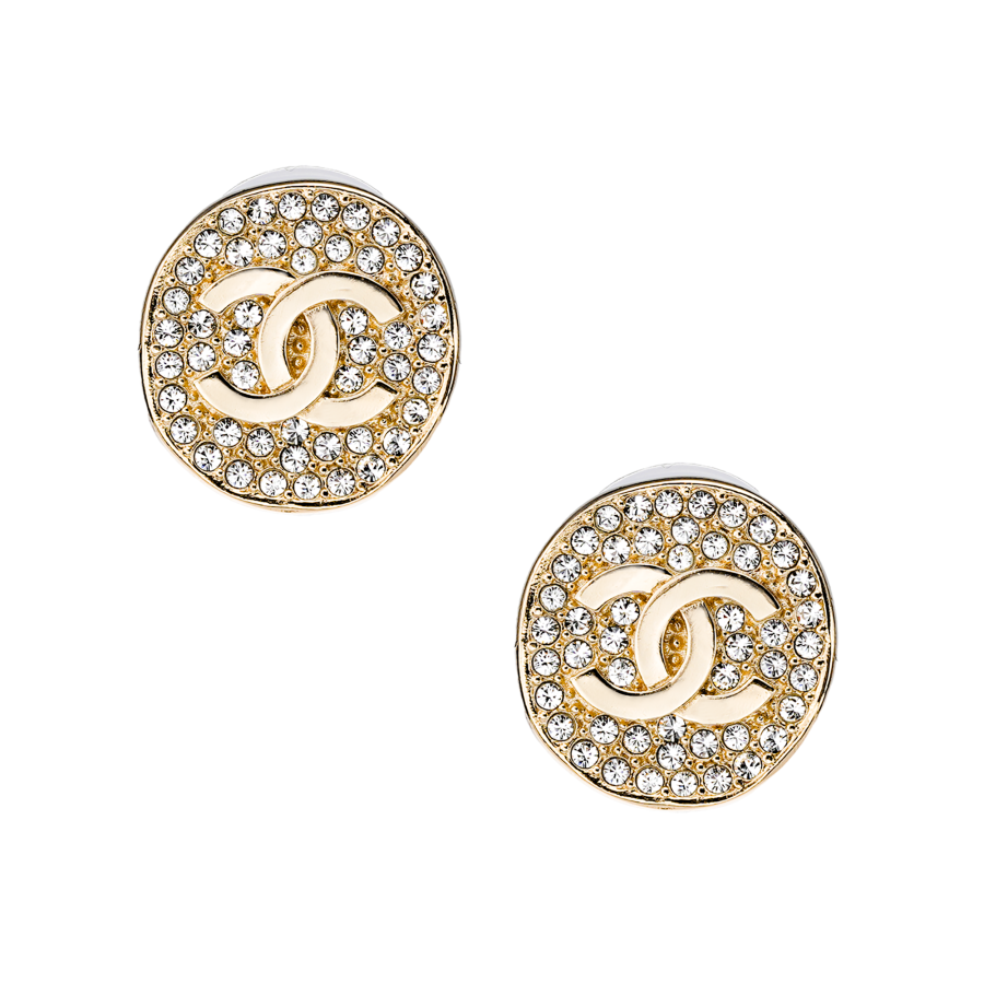 CHANEL CHANEL 21K Winter Stud Earrings Women's