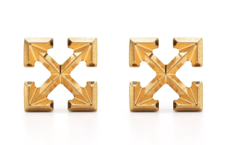 OFF-WHITE OFF WHITE Big Arrow Earrings