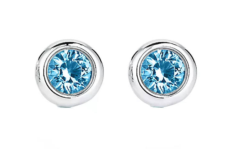 TIFFANY & CO. Elsa Peretti® 925 Sterling Silver Stud Earrings Women's