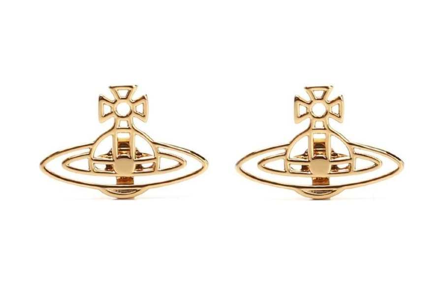 Vivienne Westwood Brass Stud Earrings Women's