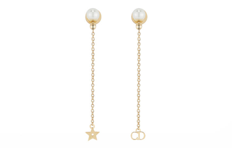 DIOR DIOR Metal Stud Earrings Women's