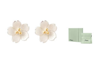 MACE MAVA S 925 Silver Needle, Copper Stud Earrings Women's