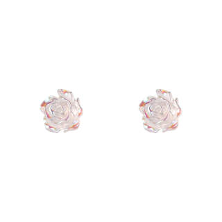 DJIN 925 Sterling Silver Resin Stud Earrings Women's