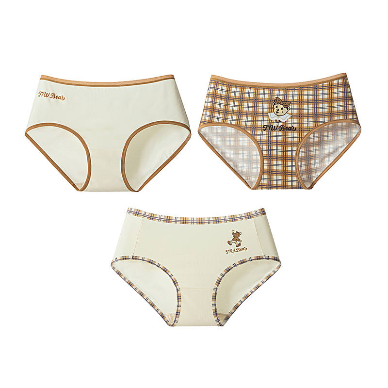Teenie Weenie Briefs Women's 3 Pack Light Coffee
