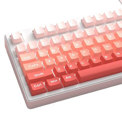 EWEADN Z87/Z108 Cherry Switches Mechanical Tri Mode Full Keyless Hot Swap RGB Dynamic Light Blush Side Printed