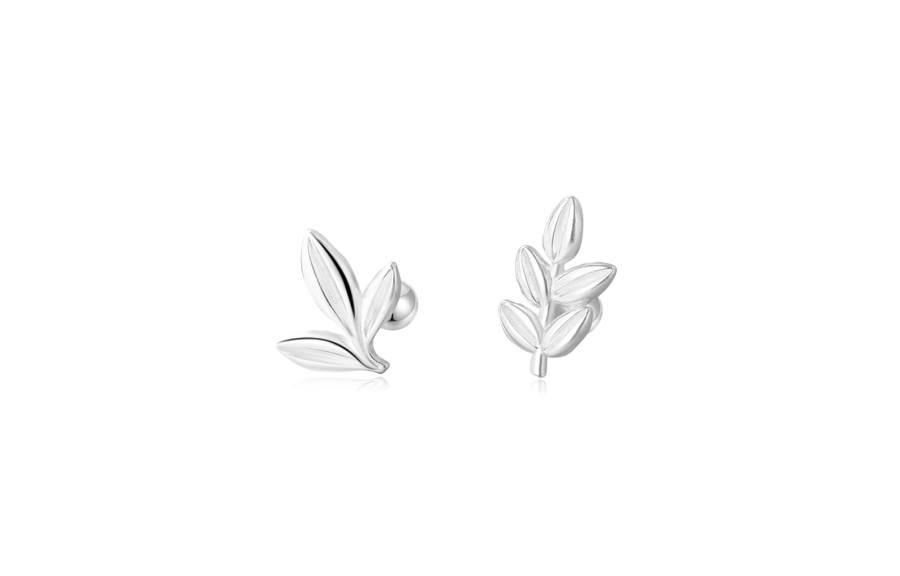 MISS TOOYA S999 Fine Silver Stud Earrings Women's
