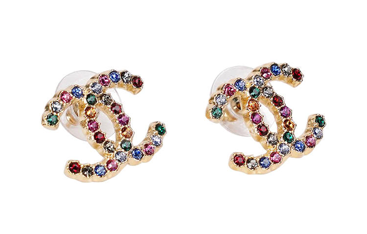 CHANEL CHANEL Stud Earrings Women's