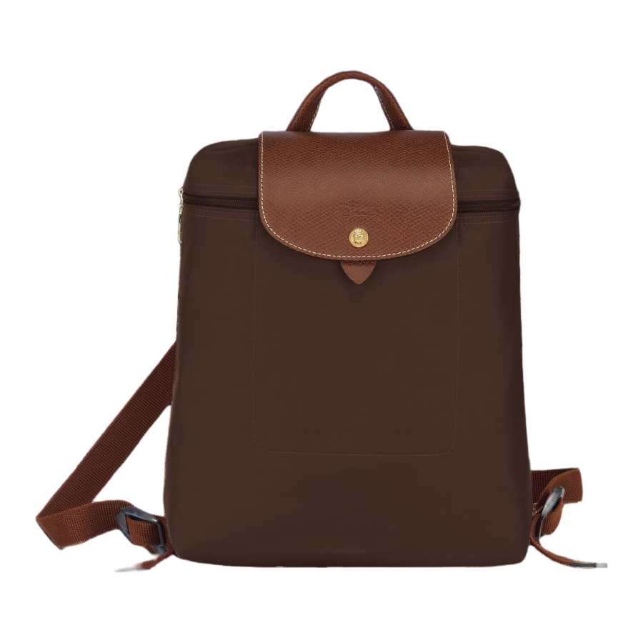 LONGCHAMP Le Pliage Canvas Backpack Women's Dark Sandalwood