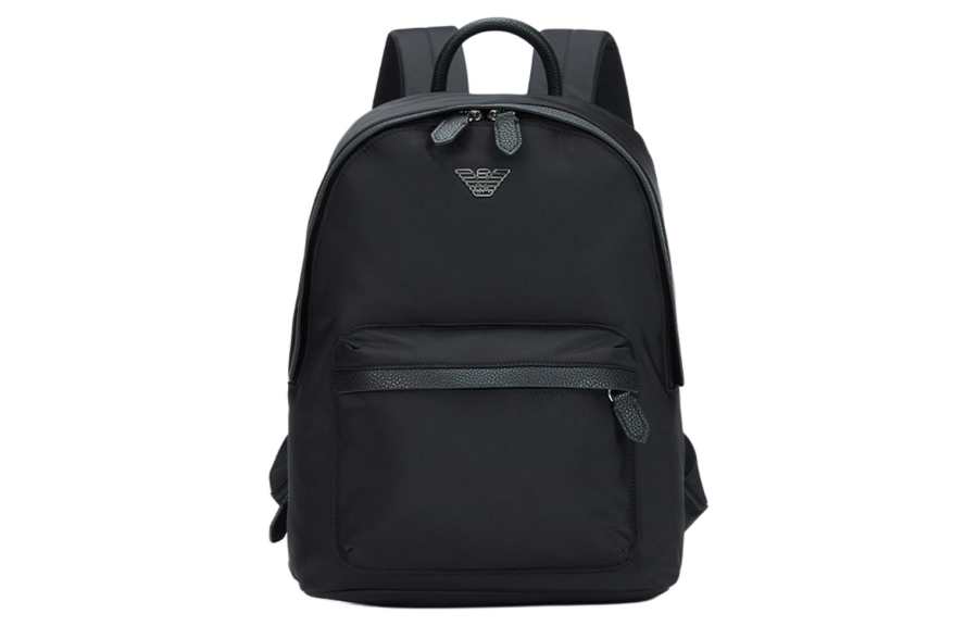 EMPORIO ARMANI Fabric Backpack Women's Black