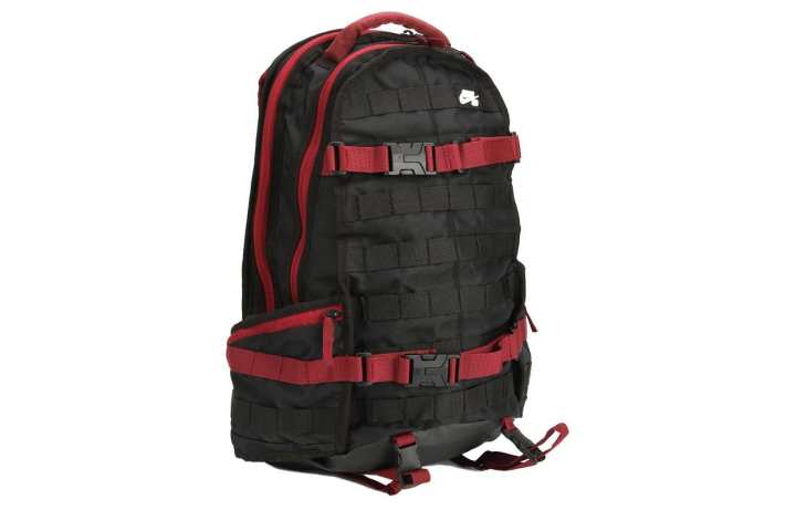 Nike Nike Polyester Backpack Regular Unisex Black Red