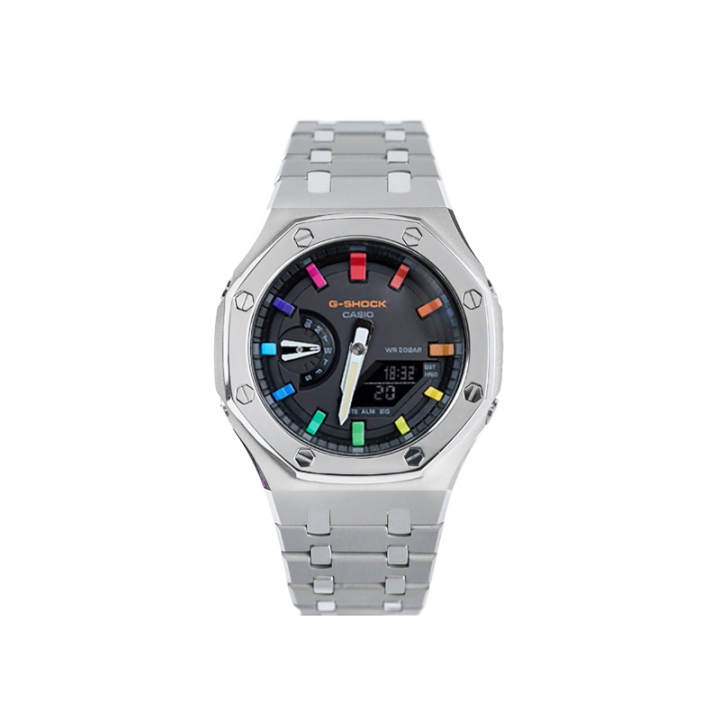 CASIO CASIO Unisex Liquid Crystal/Analog Dual Display Series 48.5mm Black Watch