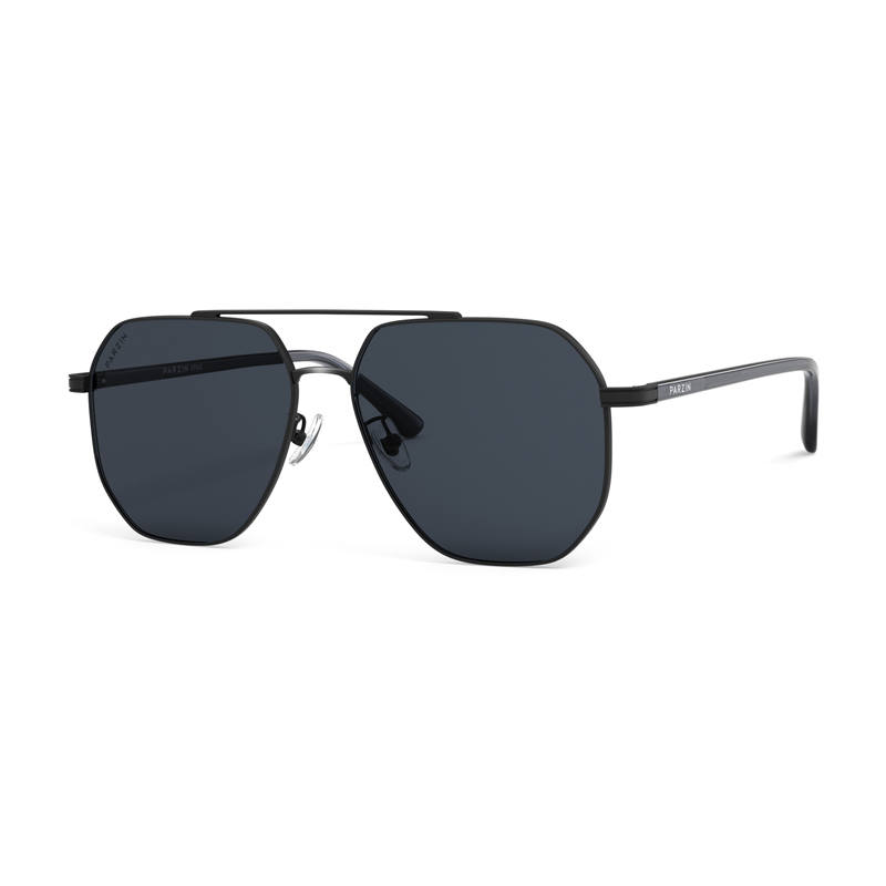 PARZIN PARZIN Alloy Square Sunglasses Men's