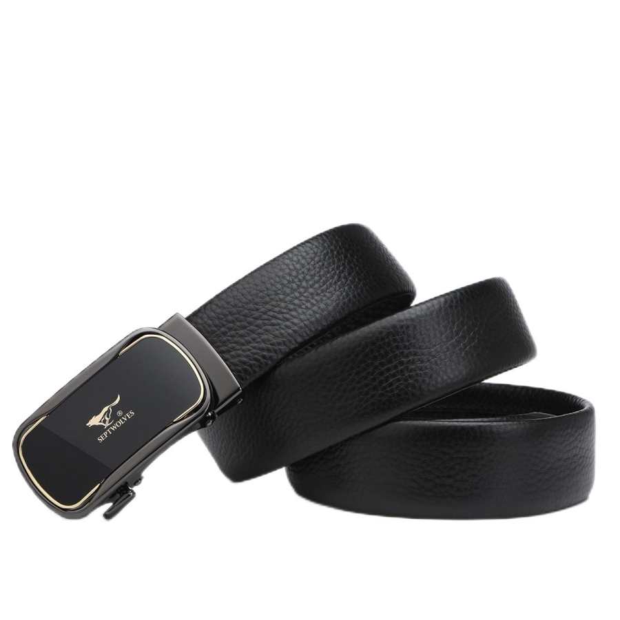 SEPTWOLVES SEPTWOLVES Business Advanced Comfortable Genuine Leather Belts Men's