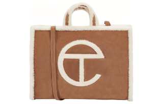 UGG Shearling Tote Bag, Shopping Bag, Handbag Large Women's Chestnut