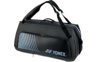 YONEX Portable Artificial Leather Gym Bag Regular Unisex Black/Beige/Black