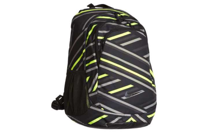 Nike Nike Polyester Backpack Unisex Black & Yellow Green