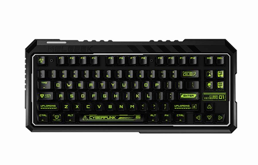 MELGEEK Honey Dew, Cyber 01 83 Keys Button 0 Break, Adjustable 0 Dead Zone, Fearless Compact Gaming, Valorant Esports