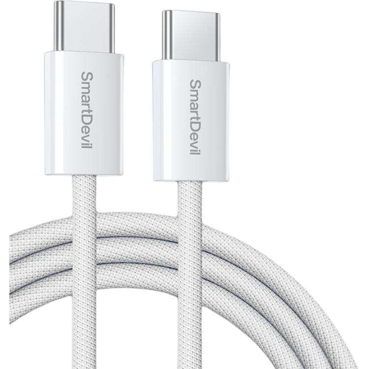 SHANMO 1m 1.8m Type C To Type C Compatibility Apple IPhone 16/15 Collection Ultra Fast Charging, Nylon Woven Cables