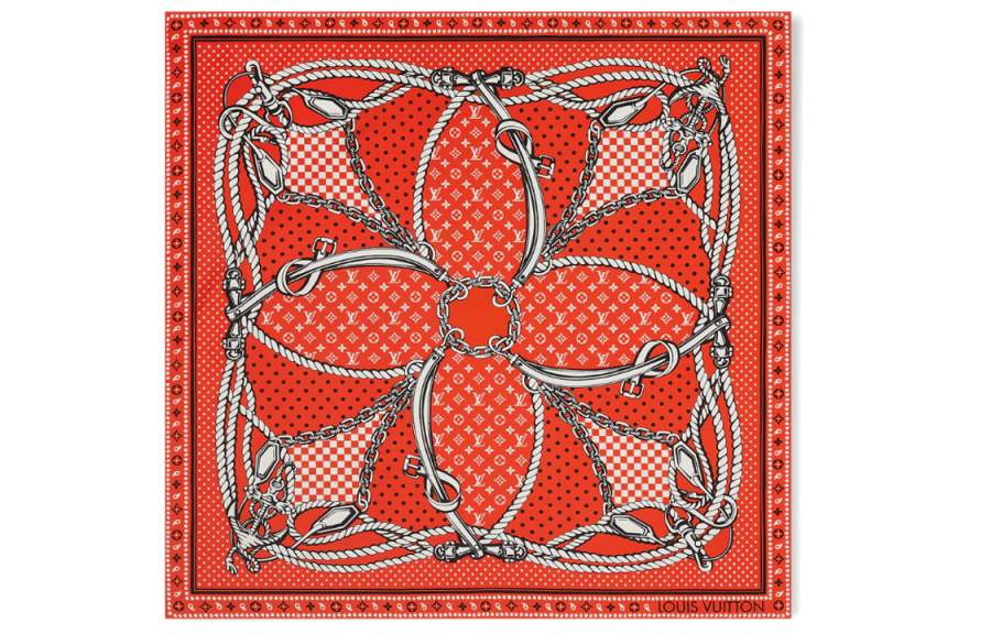 LOUIS VUITTON LOUIS VUITTON M79802 Sailor Bandana Square 70