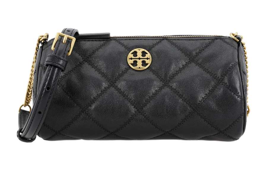 TORY BURCH Willa Sheepskin Shoulder Bag, Crossbody Bag Mini Women's Black
