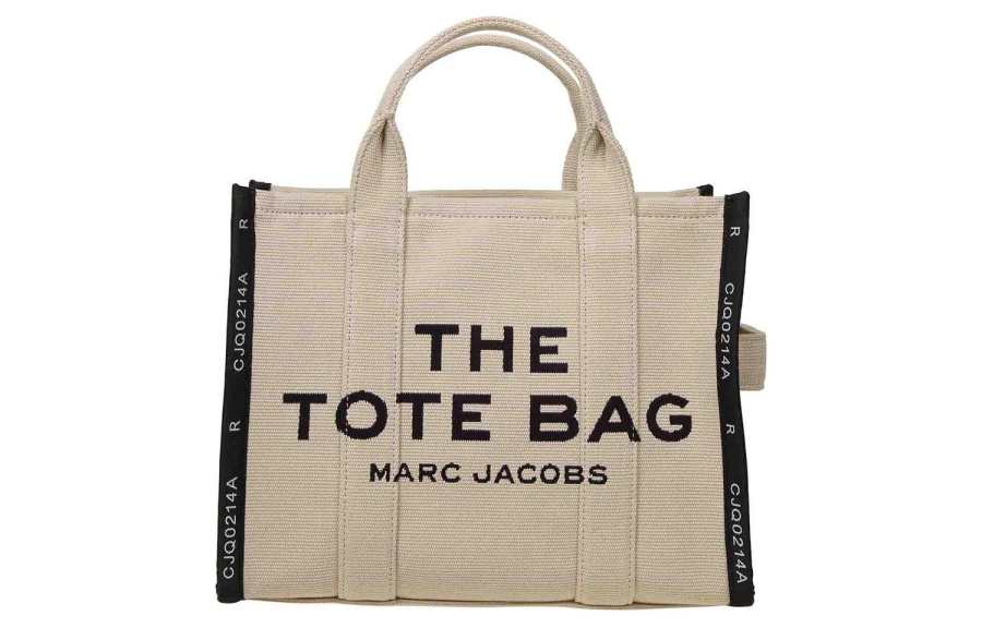 MARC JACOBS Cotton Fabric Shoulder Bag, Crossbody Bag, Handbag Women's Light Umber