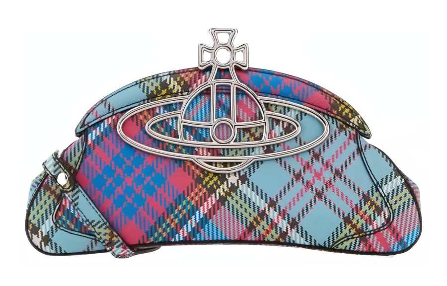 Vivienne Westwood Vivienne Westwood Vivienne Westwood Leather One Shoulder Crossbody Clutch Women's Multicolor