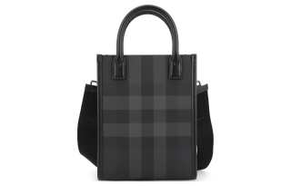 Burberry Calfskin Handbag, Shoulder Bag, Crossbody Bag Regular Men's Black