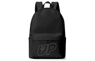 TURN UP Polyester Backpack Unisex Black
