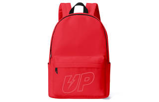 TURN UP Polyester Backpack Unisex Red