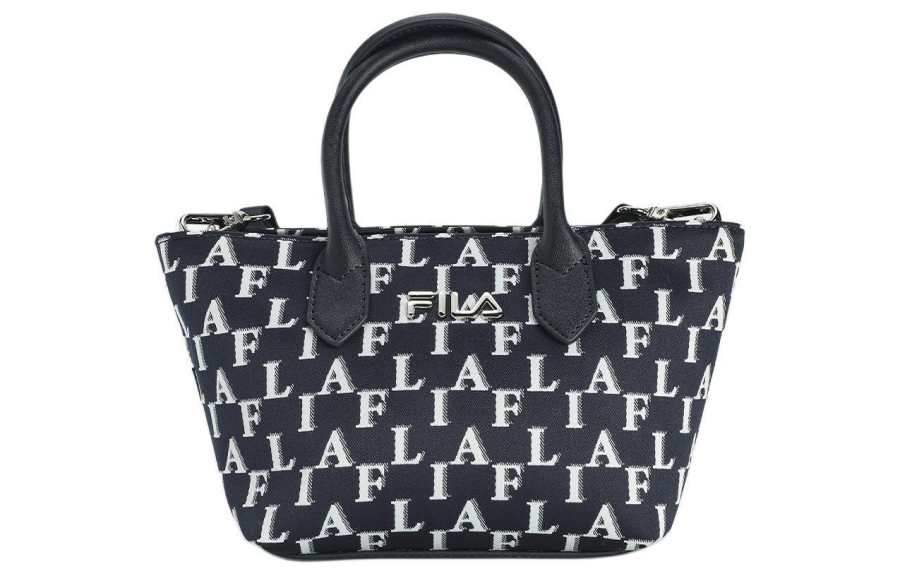 FILA Fabric, Polyurethane, PU, Synthetic Leather One Shoulder Handbag Extra Small Women's Legend Blue