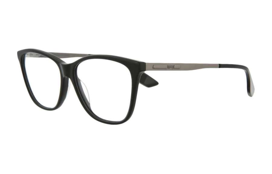 McQ Alexander McQueen Acetate Butterfly Eyeglass Frames Unisex Black