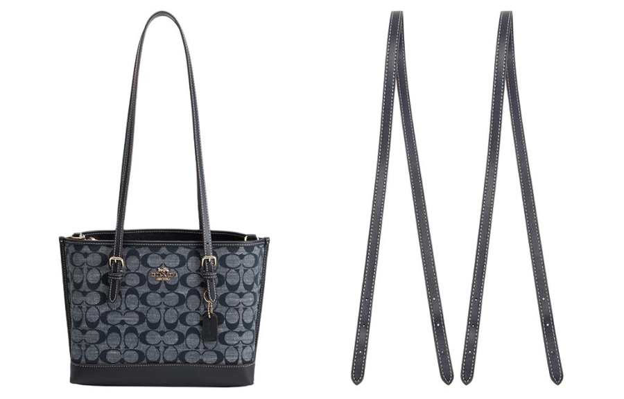 Luxury Care Artisan Workshop Microfiber Bag Straps Women's Blue
