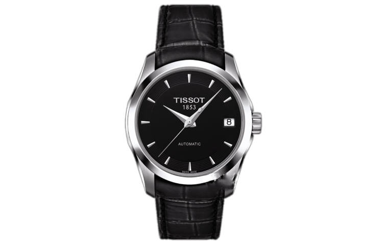 TISSOT Kutu Automatic Mechanical Movement Women's Watch 32mm Black Dial