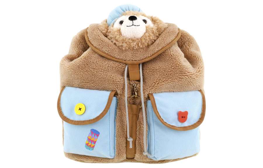 Disney Disney Plush Backpack Unisex Brown