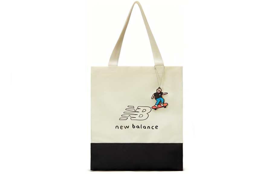 New Balance New Balance Nylon Fabric Handbag Unisex White Multicolor
