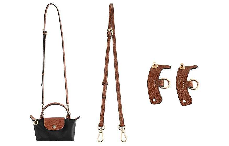 Luxury Care Artisan Workshop Cow Leather Bag Straps Women's Brown