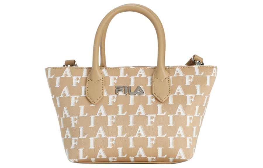 FILA Fabric Handbag Regular Women's Bear Brown