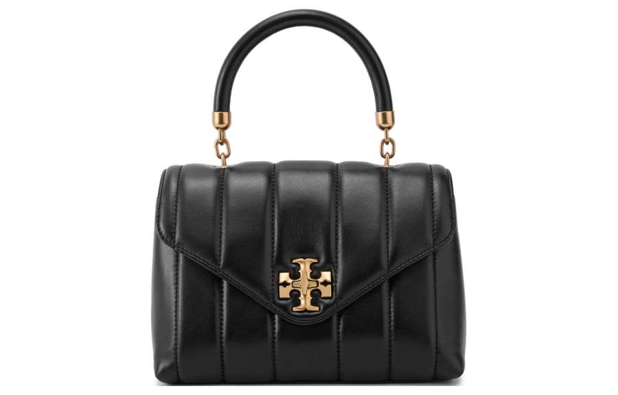 TORY BURCH Kira Leather Shoulder Bag, Crossbody Bag, Handbag Small Women's Black