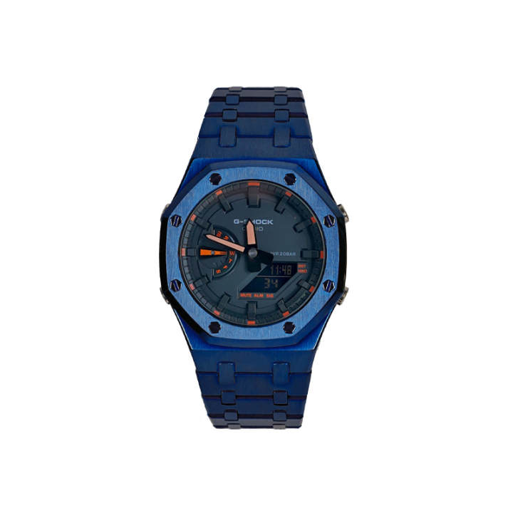 CASIO CASIO Unisex Liquid Crystal/Analog Dual Display Series 48.5mm Black Watch