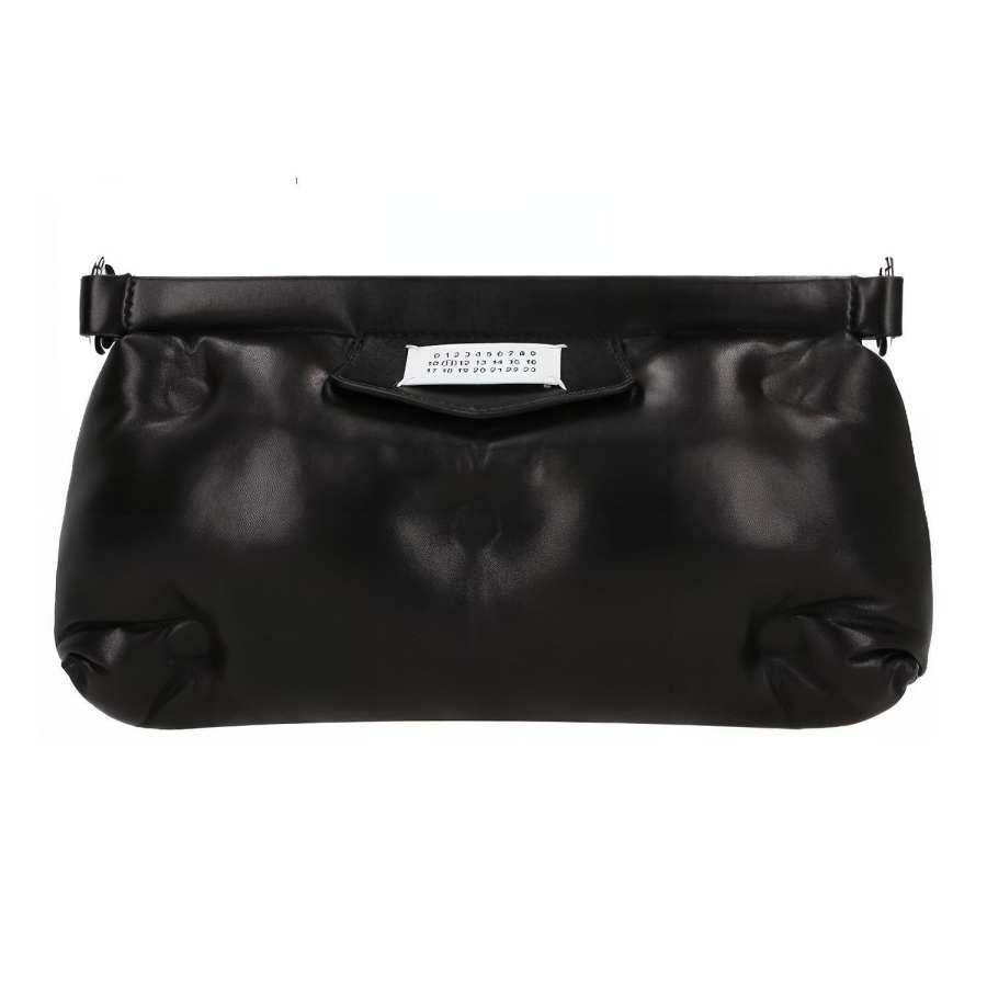 Maison Margiela Leather Clutch Women's Black