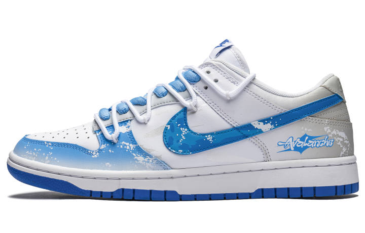 Nike Nike Dunk SB Low top Skateboard Shoes Men's White Blue