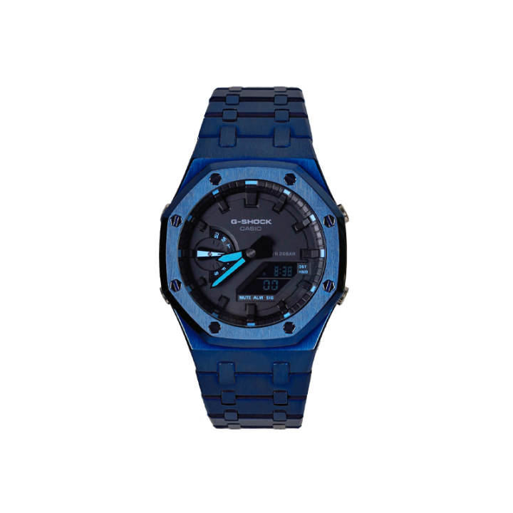 CASIO CASIO Unisex Liquid Crystal/Analog Dual Display Series 48.5mm Black Watch