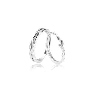 ONEKISS 999 Fine Silver Rings Unisex