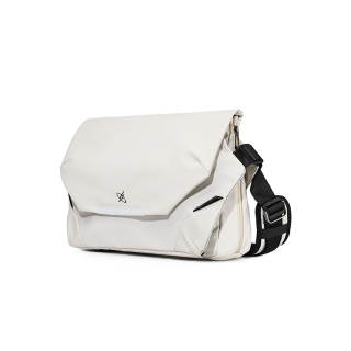 GYXX Technical Fabric Artificial Leather Crossbody Bags Men's White